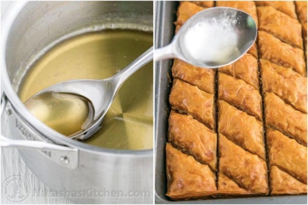 How to Apply Syrup to Baklava Recipe