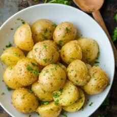 Boiled Potatoes in a bowl