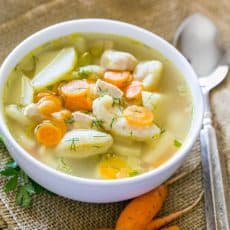 Easy and delicious chicken and dumpling soup. Classic comfort food. @natashaskitchen