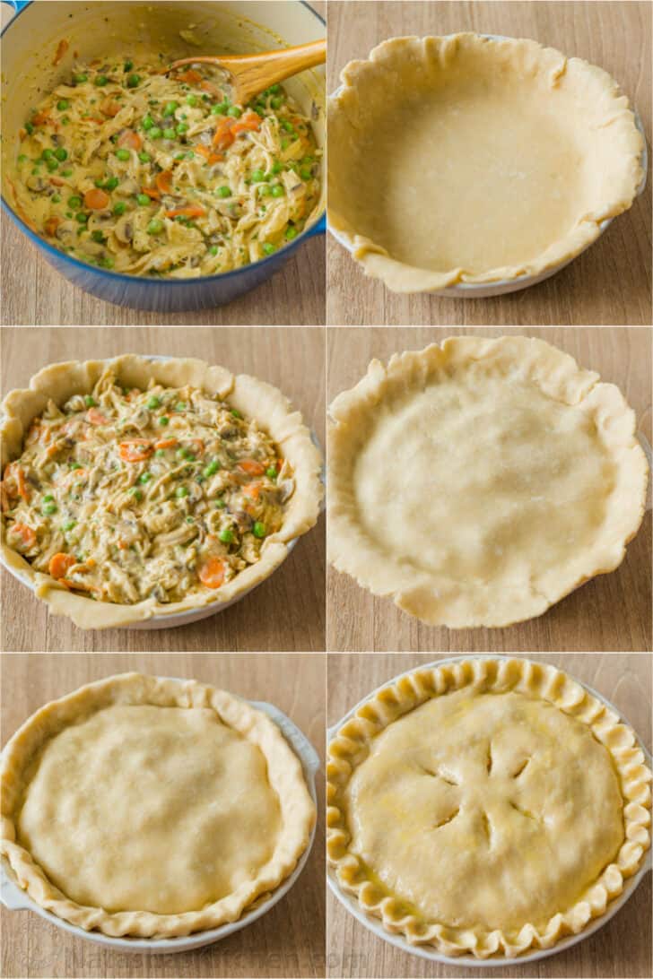 how to make Chicken pot pie photo tutorial