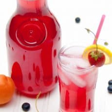 Kompot is a fruit juice made by nearly every Russian and Ukrainian family. There are a gazillion ways to make it, a must try.