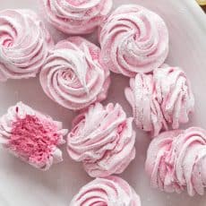 Zephyr is a Russian homemade marshmallows recipe - so fluffy with amazing blackberry flavor, and they melt in your mouth. How to make homemade marshmallows! | natashaskitchen.com