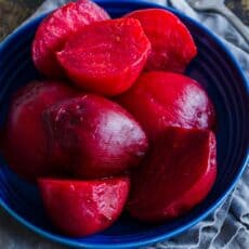 Instant pot cooked beets
