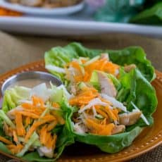 These Chicken Lettuce wraps are a healthy option for lunch or dinner. Try it and you’ll see exactly what I mean! Simple and delicious! Video Recipe.