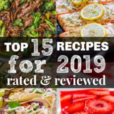 4 of the top 15 recipes for 2019